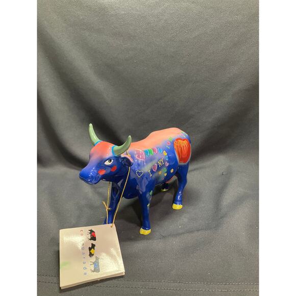 Cow Parade Big Apple Cow‎ Figurine, Westland Giftware, #9163, No Box - Picture 1 of 9